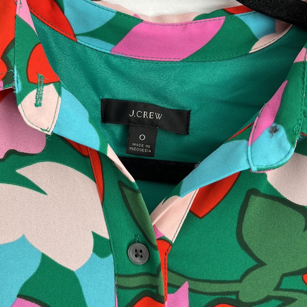 JCREW Pleated shirtdress in confetti floral - Picture 4 of 8